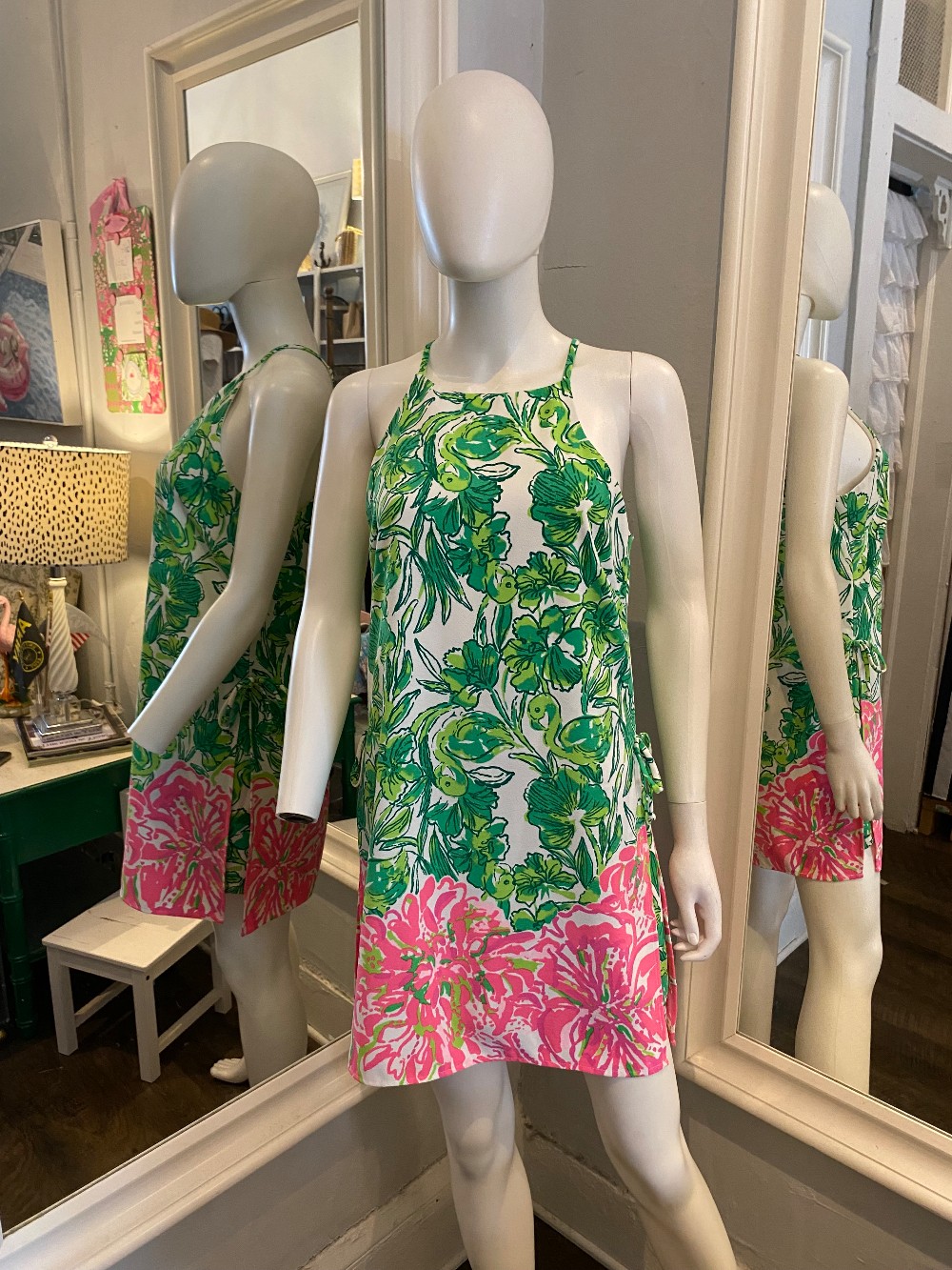Lilly Pulitzer Romper pink/green size 6
