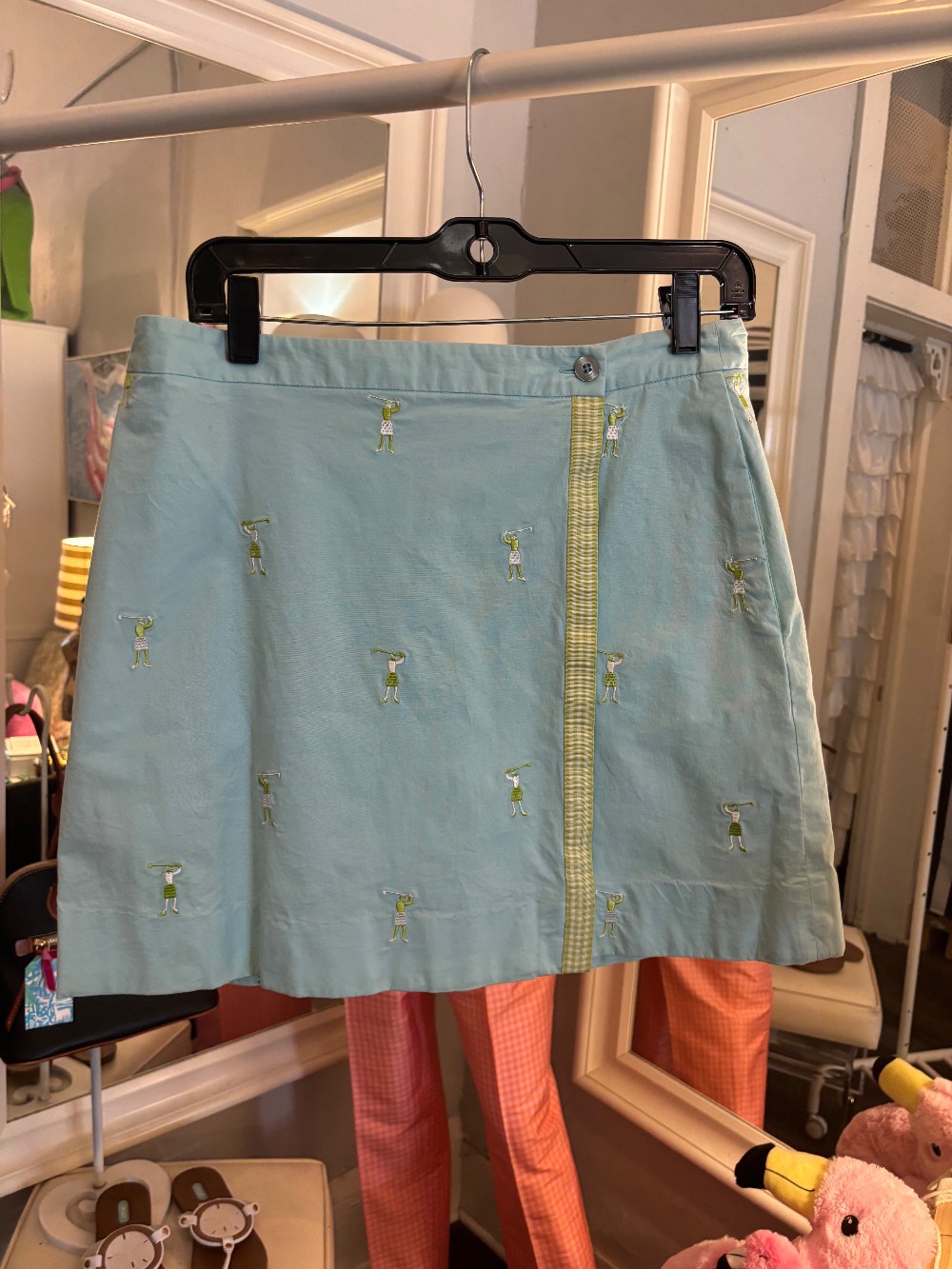 Lilly Pulitzer white label skort size 8