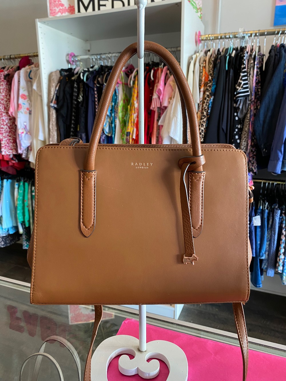 Radley London brown leather satchel
