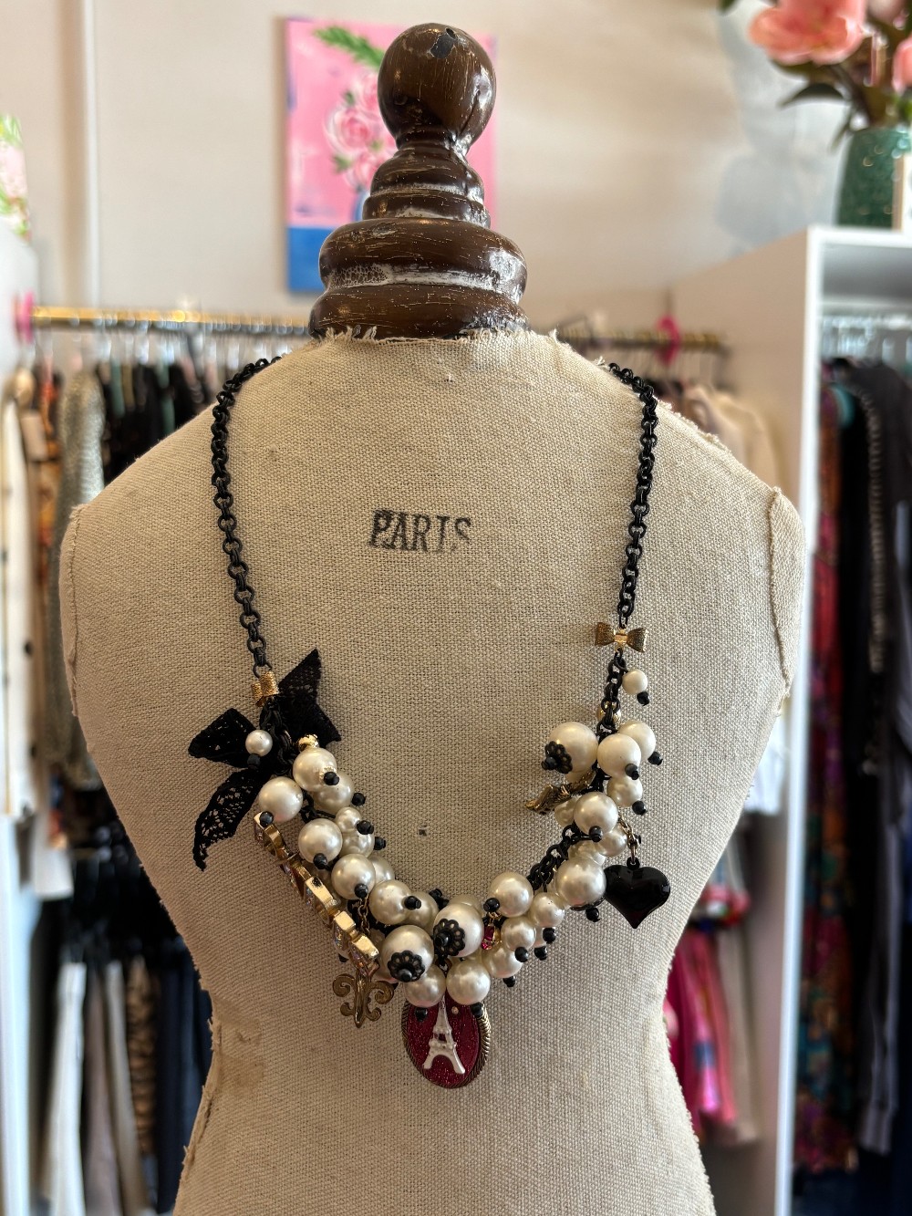 Betsey Johnson Paris is a good idea necklace