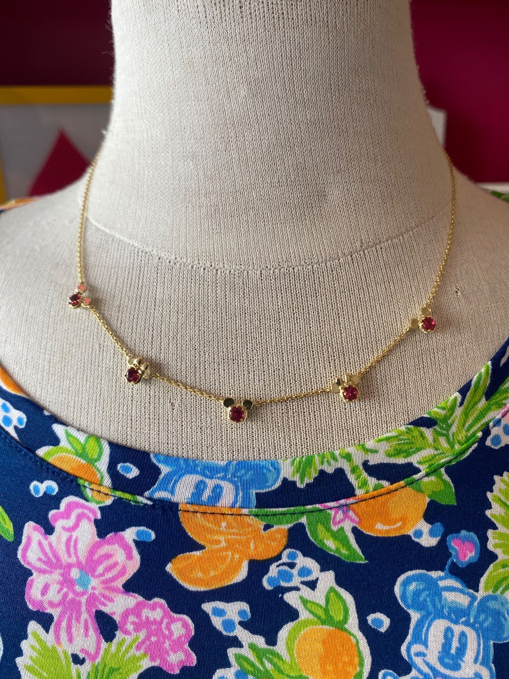 Kendra Scott x Disney & Minnie necklace