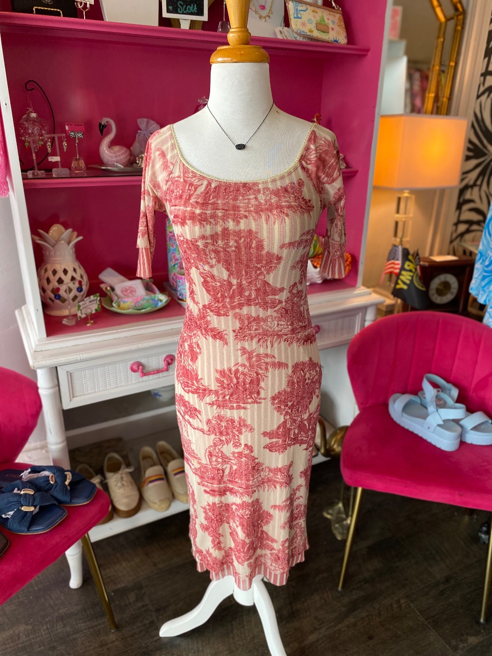 Weston Wear Anthropologie mesh midi dress size M