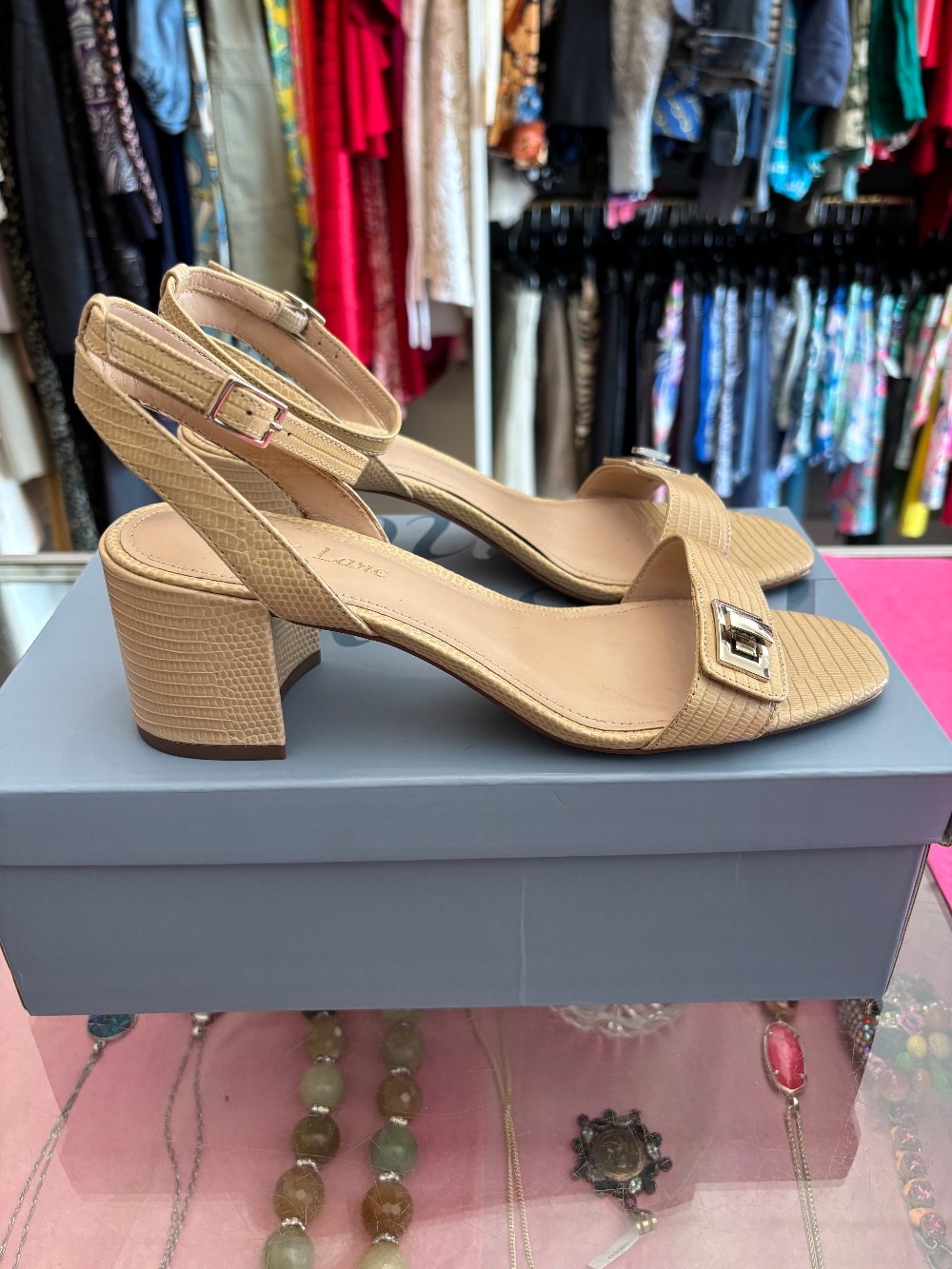 Essex Lane block heels size 7