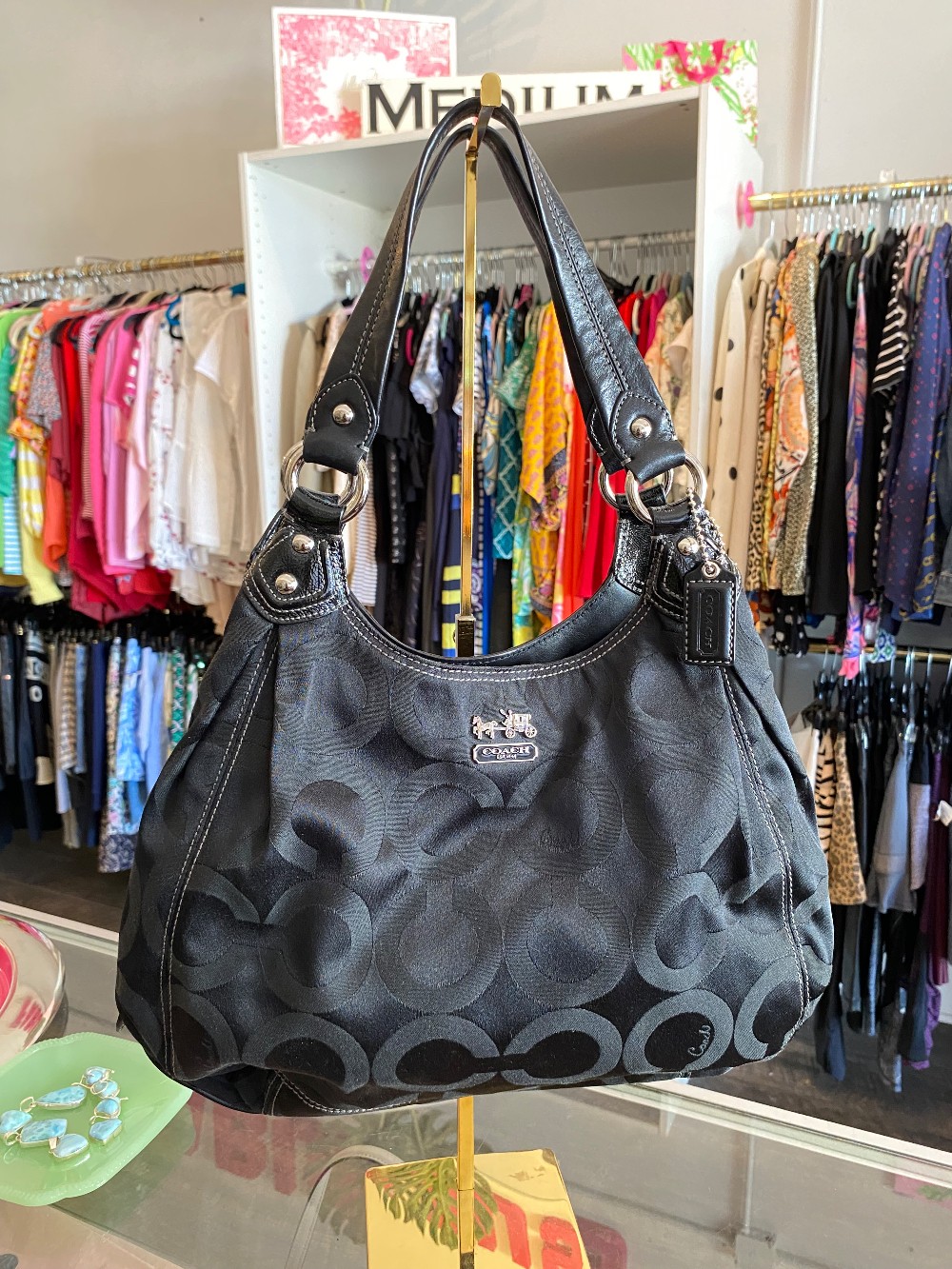 Coach signature Madison OP shoulder bag