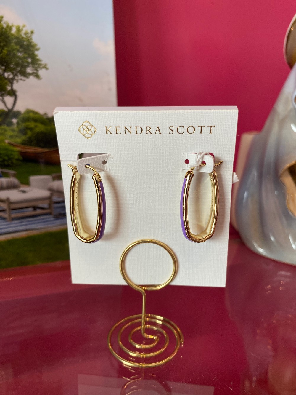 Kendra Scott Kelsey Gold Hoop Earrings - NWT