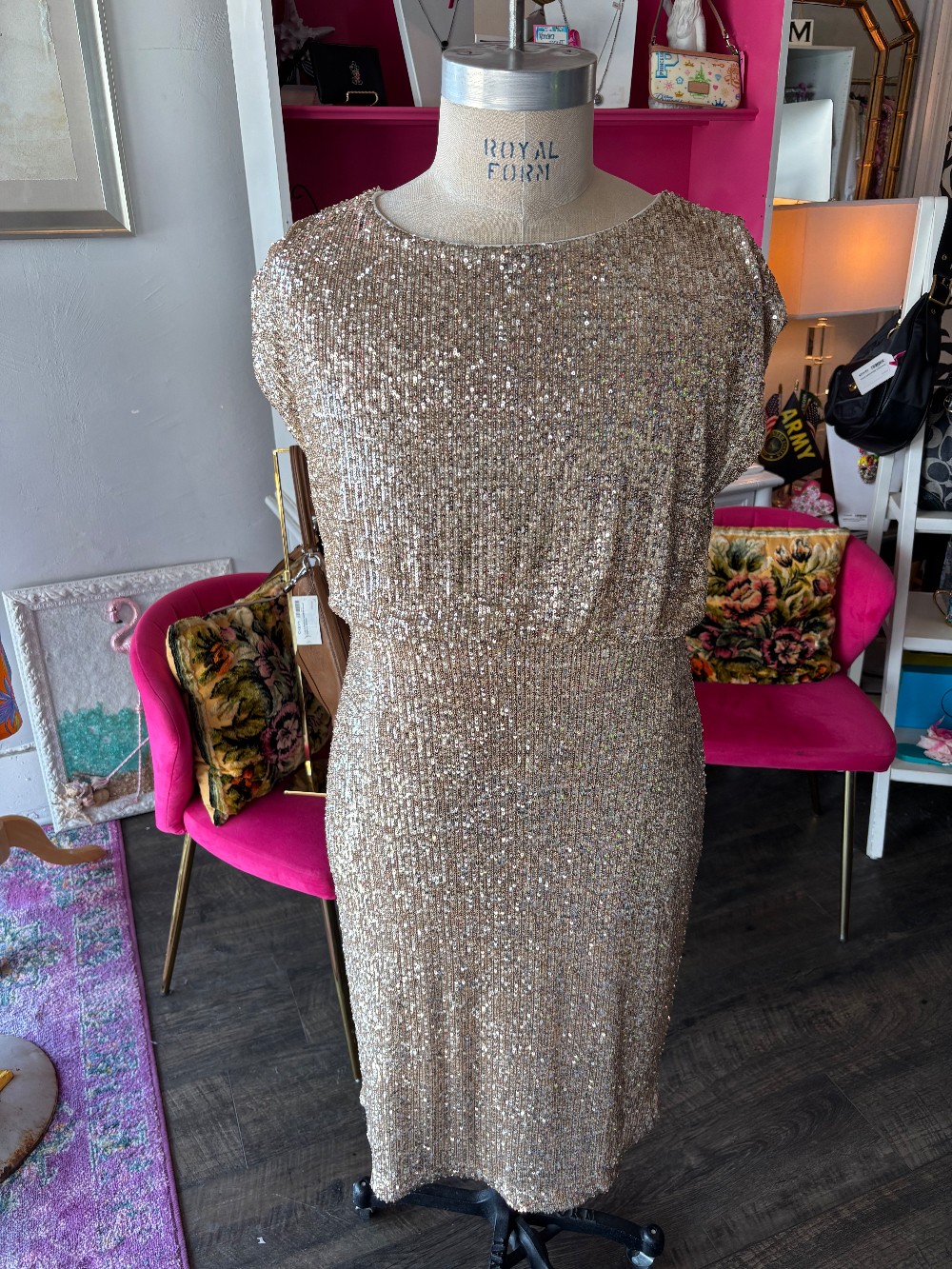 Lilly Pulitzer Aylin Sequin Dress NWT size L