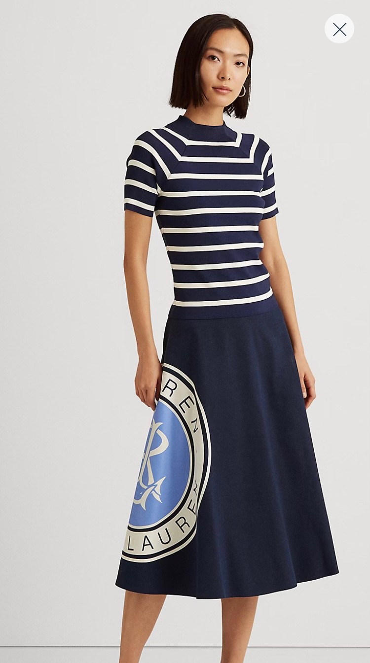 Polo Ralph Lauren A-Line Maxi skirt size 4