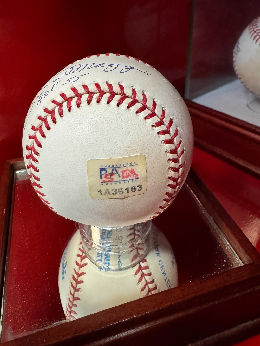 Joe DiMaggio PSA DNA Autograph American League Signed Baseball