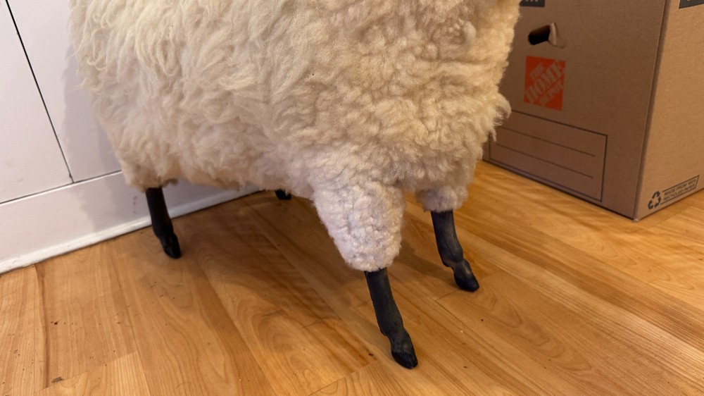 Sheep Footstool/Sculpture
