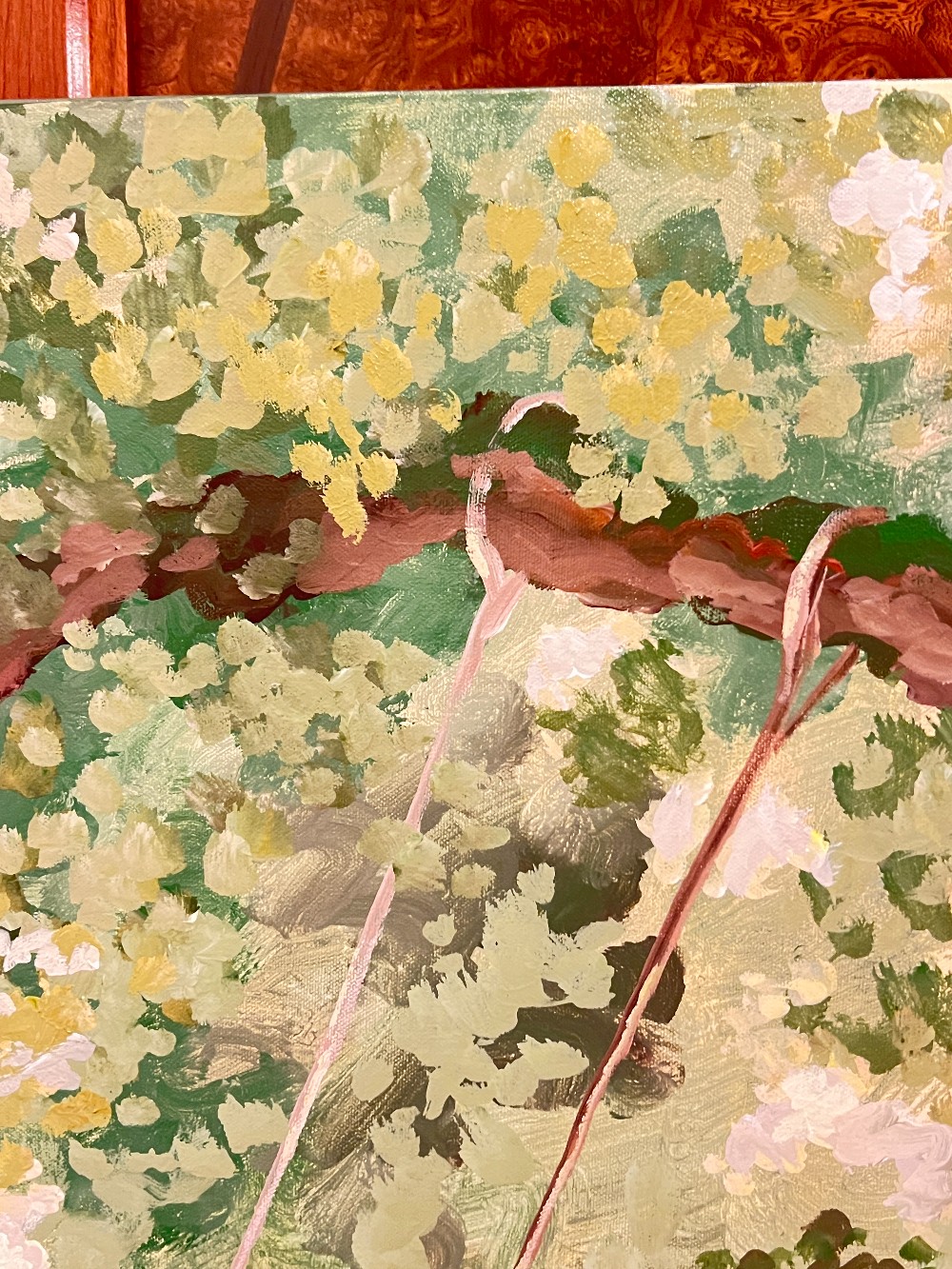 Painting of Children Playing By Virginia Knight