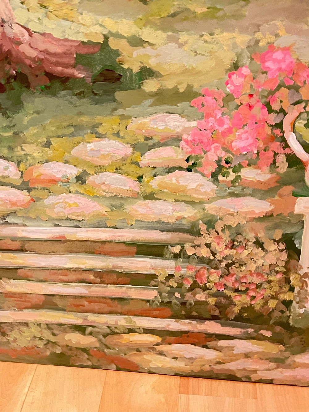 Painting of Children Playing By Virginia Knight