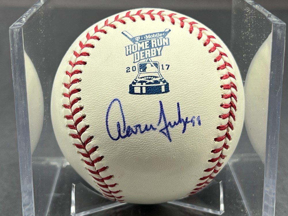 Aaron Judge Autographed Baseball, Beckett
