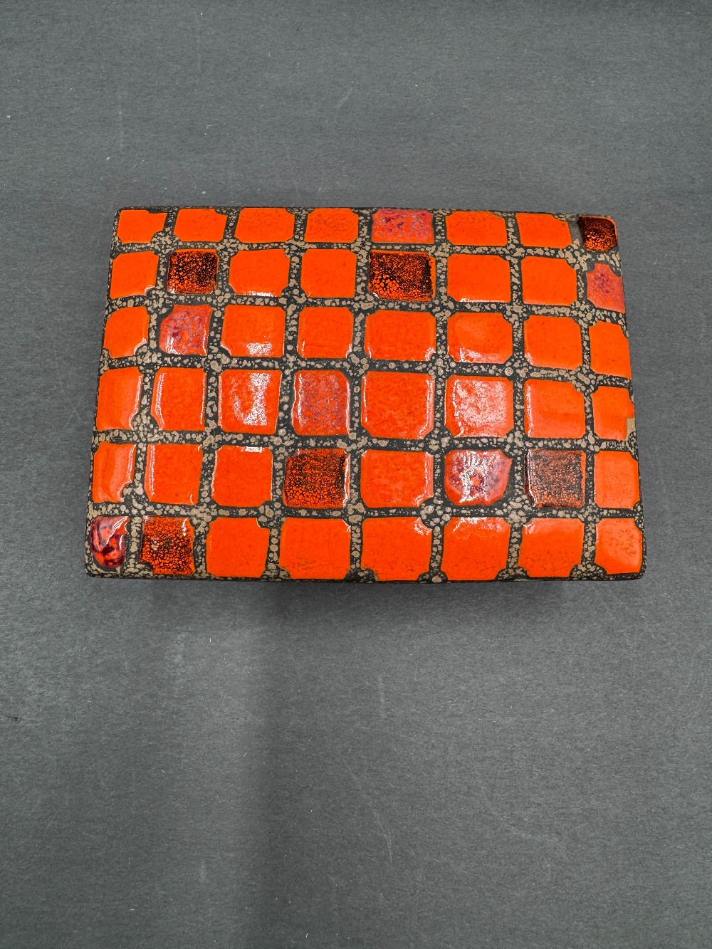 Raymor Italy MCM Pottery Box with Lid