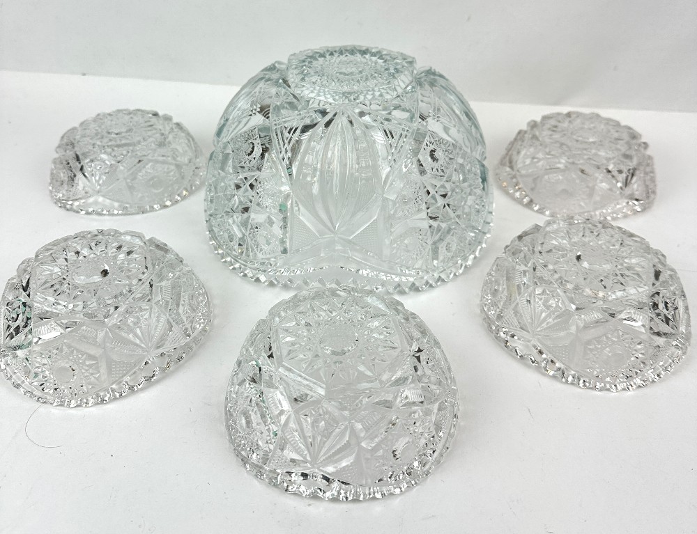 American Pressed Glass Bowl Set