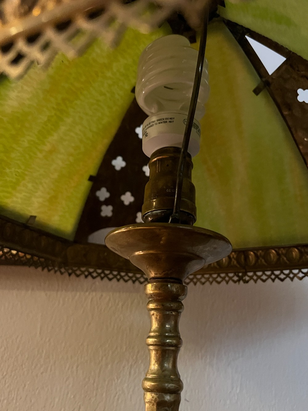 Slag? Glass Lamp (Turns On)