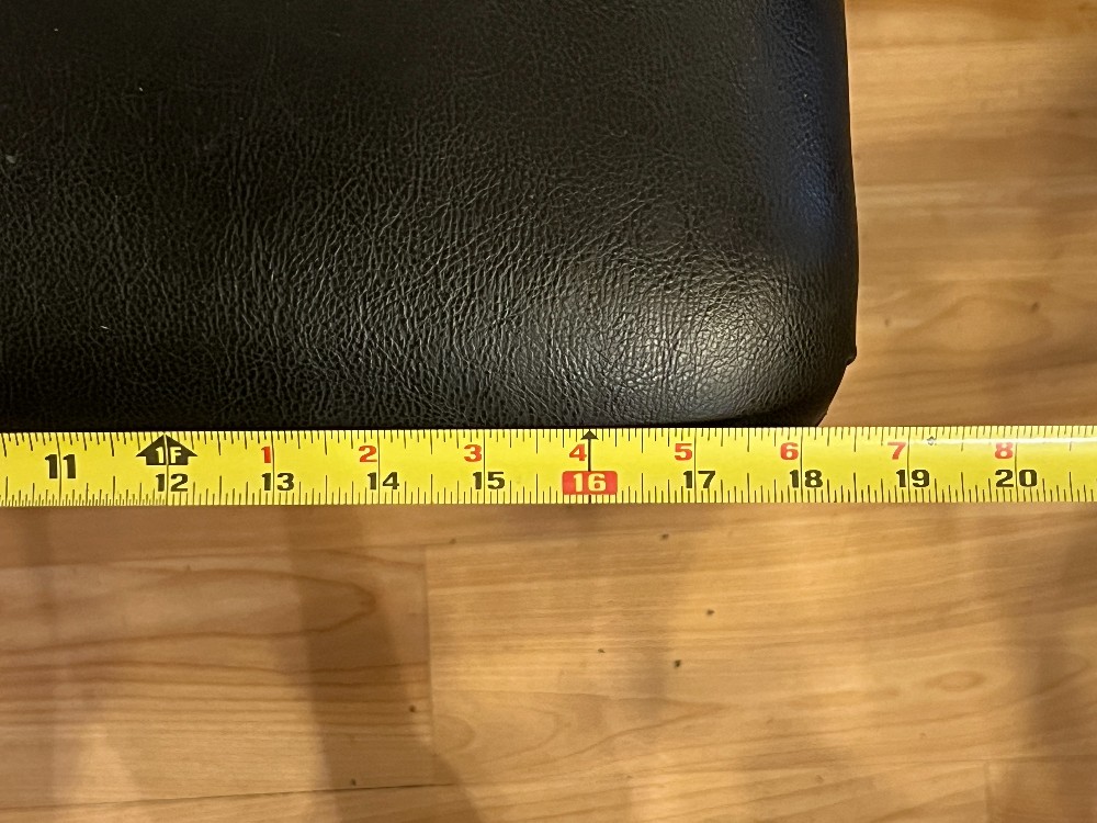 Black Upholstered Bar Stool