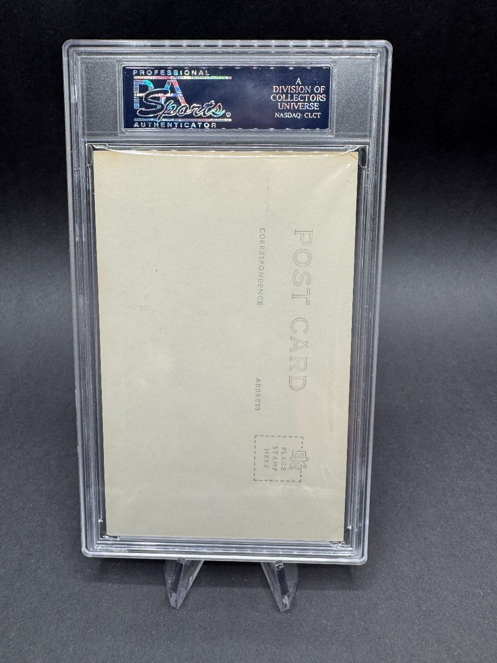 Babe Ruth Postcard Autograph PSA/DNA Authenticated