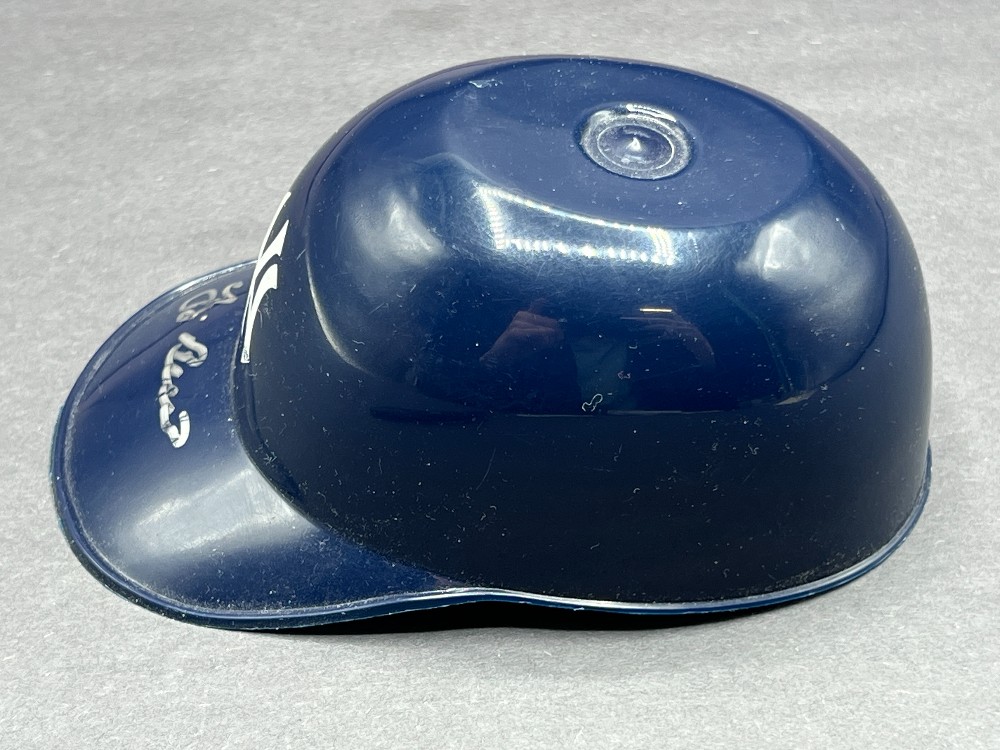 Unknown Player Signed Miniature NY Yankees Helmet