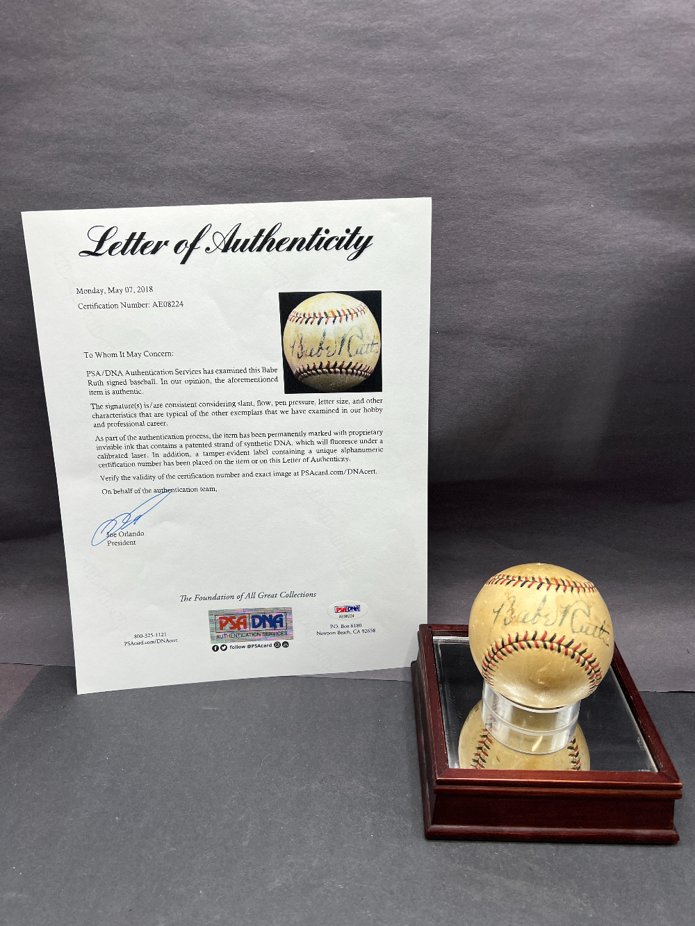 Sports Memorabilia and Historical President Autographs
