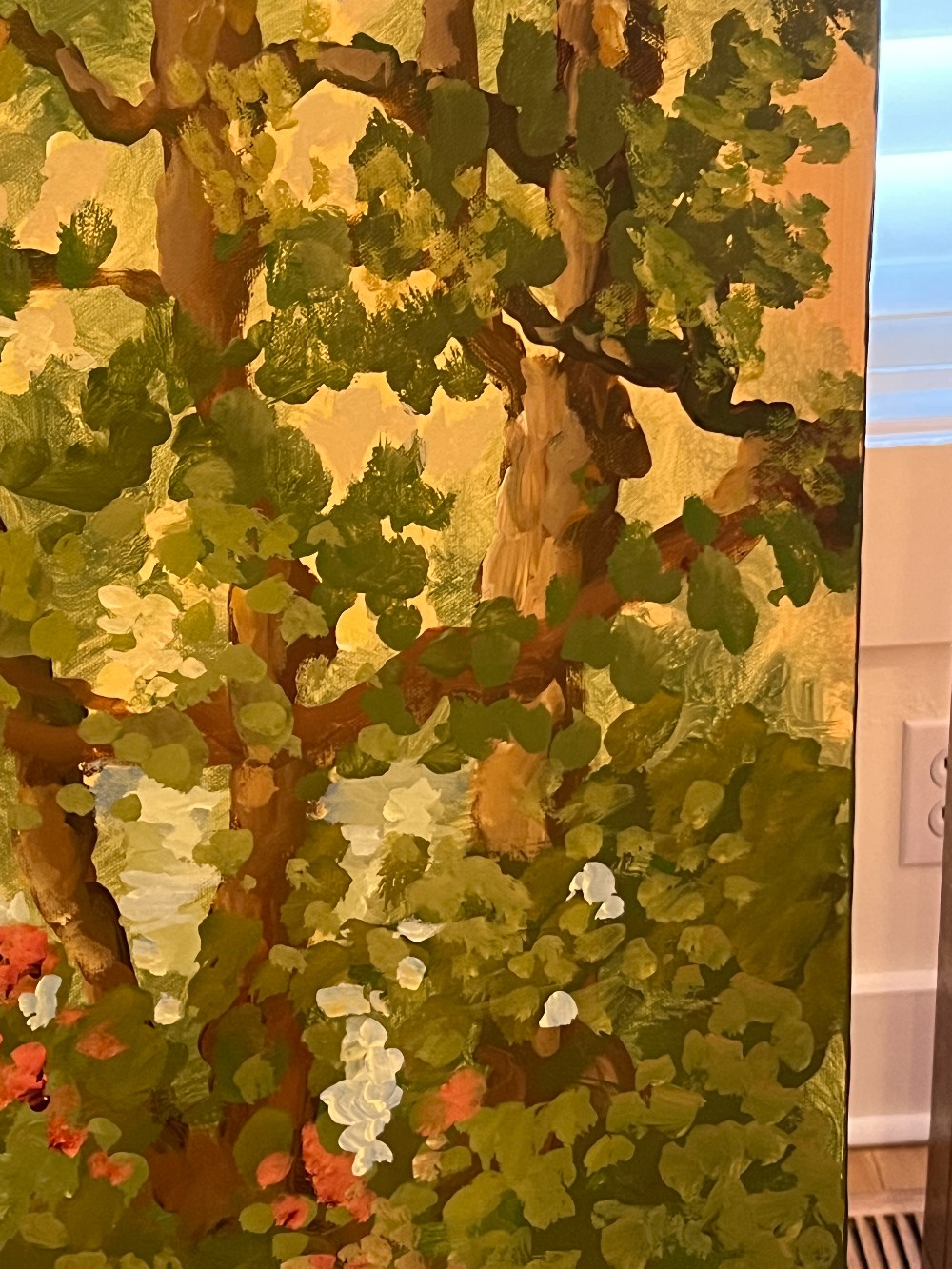 Garden Painting By Virginia Knight
