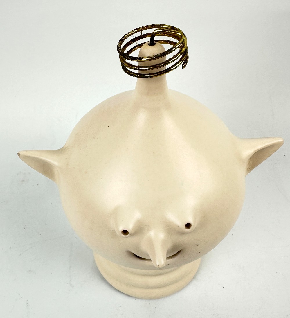 Vintage Mid Century Space Pixie Head Coin Bank