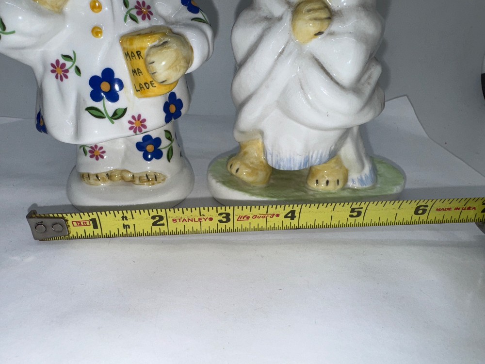 Lot of 2 Coalport Paddington Bear Figurines
