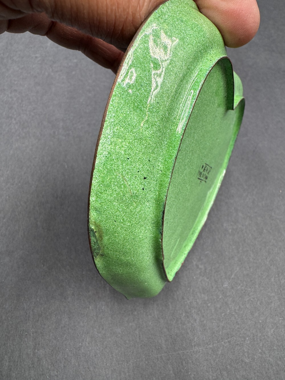 Cloisonne Heart Shaped Trinket Dish