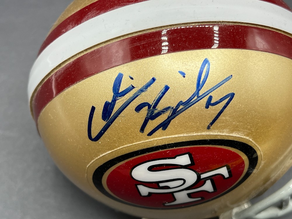 Colin Kaepernick Signed Miniature SF 49ers Helmet 