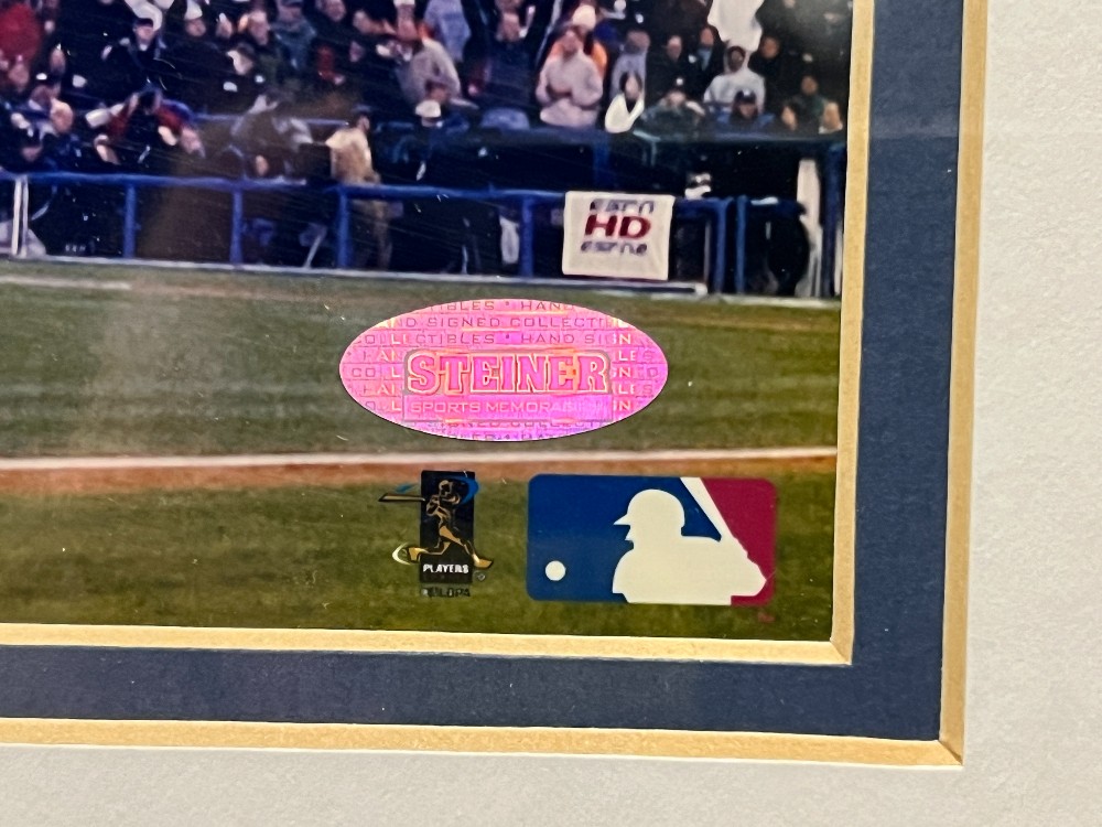 Randy Johnson 1st Pitch At Yankee Stadium Side View 8x10 Photograph, Steiner, MLB