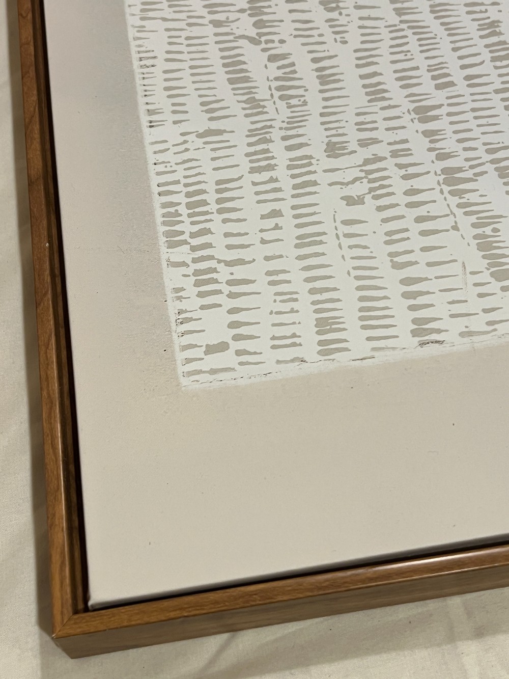 Framed Floral Silhouette and Geometric Artworks