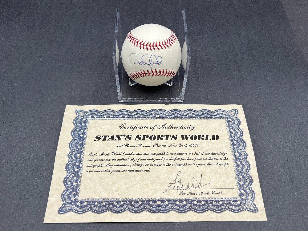 Derek Jeter Autographed Baseball, Stan’s Sports World With COA