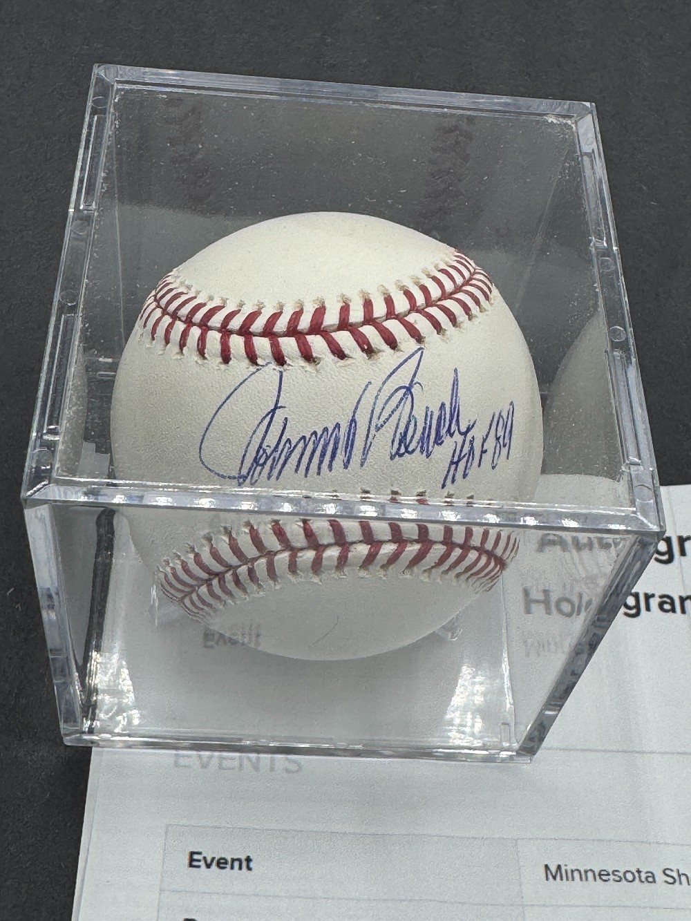Johnny Bench Autographed 