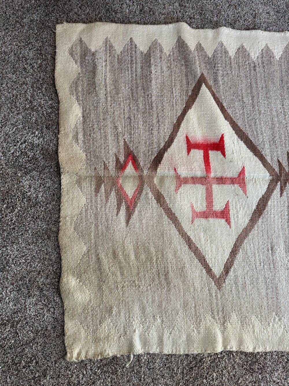 Transitional Navajo Rug (Late 19th-Early 20th Century)