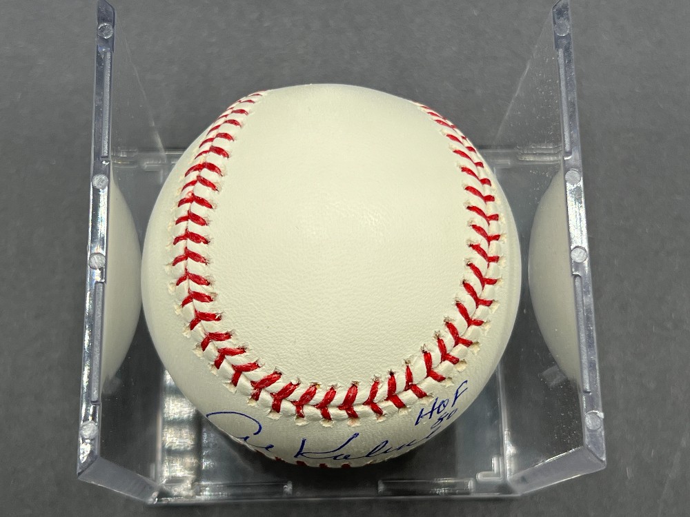 AL Kaline Autographed Baseball “HOF 80”, MLB