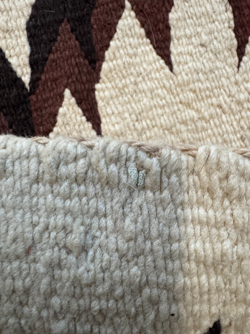 Southwestern or Navajo-Style Rug with Geometric Diamond Pattern