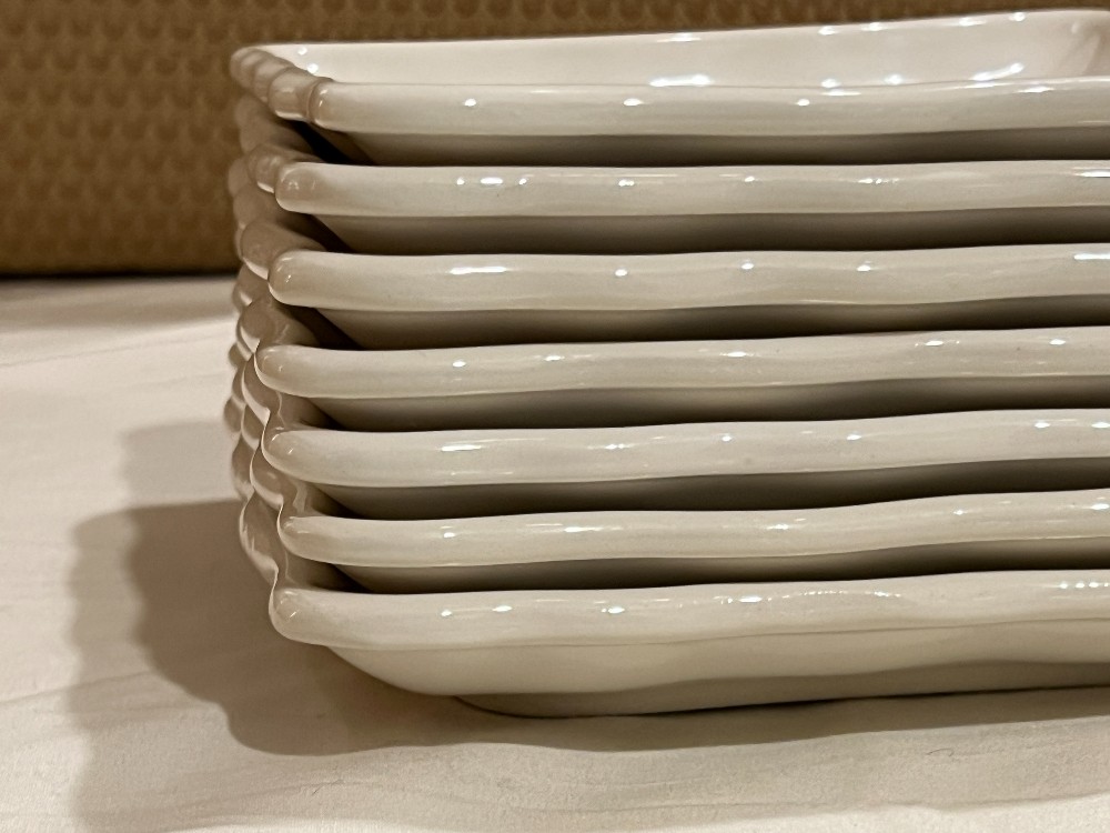 Lot of Square Effetti Botanical Dishes