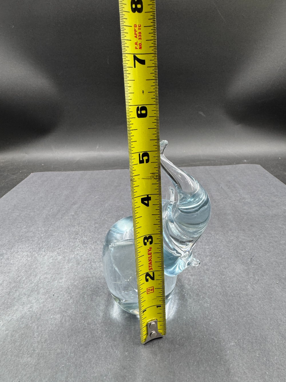 Elephant Glass Paperweight