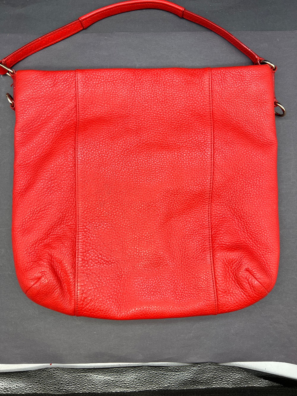 Coach Isabelle Burnt Orange Pebbled Leather Burnt Orange