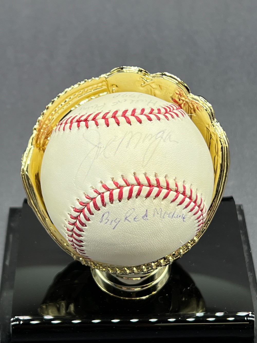 Joe Morgan Autographed Baseball “Big Red Machine, Hall of Fame 1990”, Sports Gallery With COA