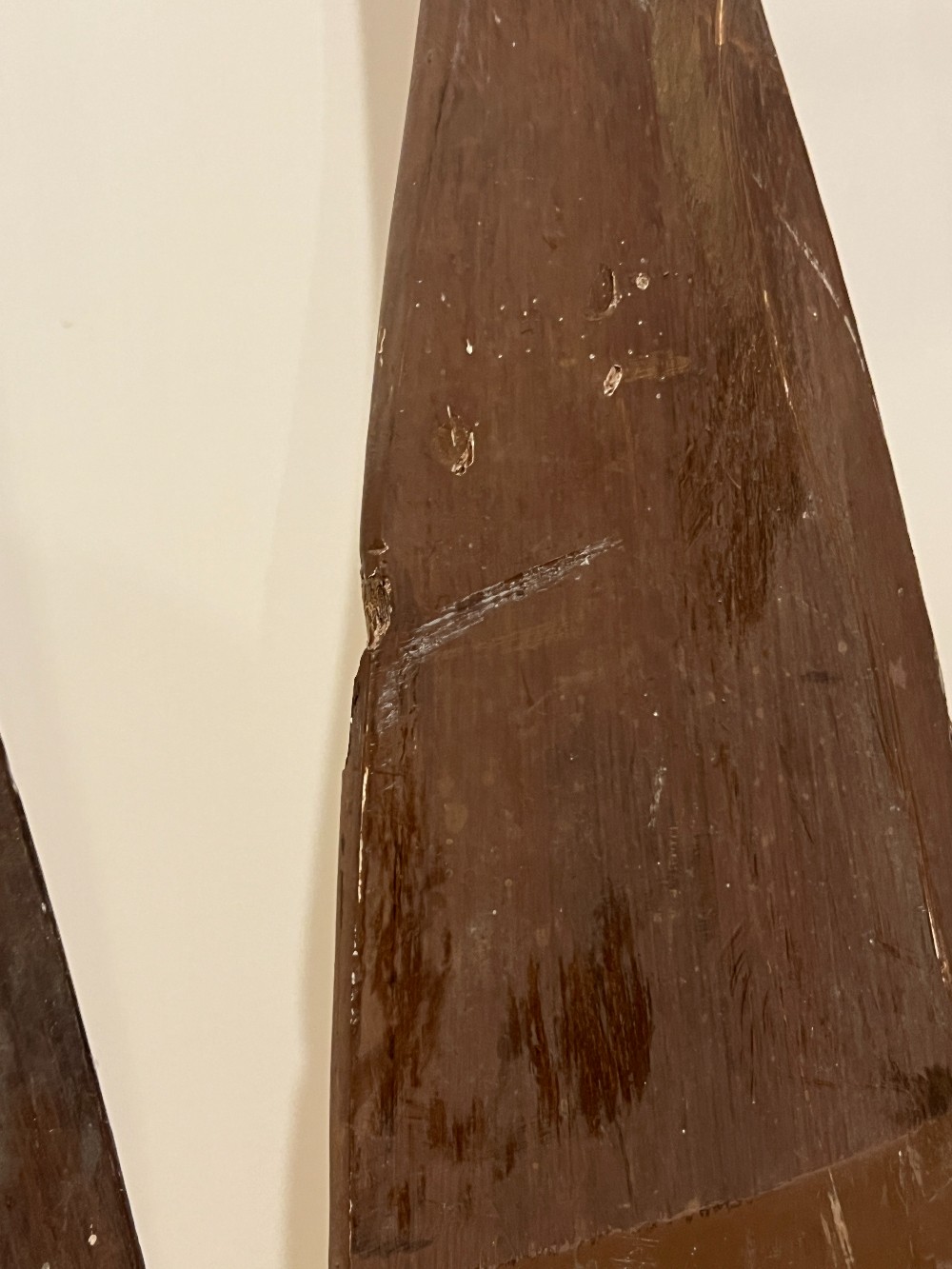 Two Wooden Oars