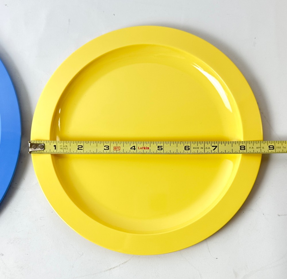 Vintage Tupperware Nesting Plate & Bowl Set New