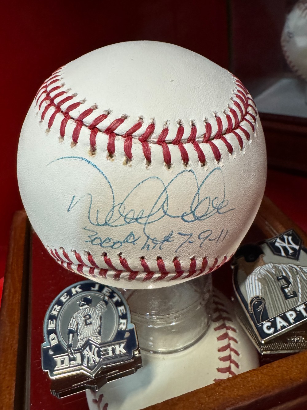 Derek Jeter Autographed Baseball 