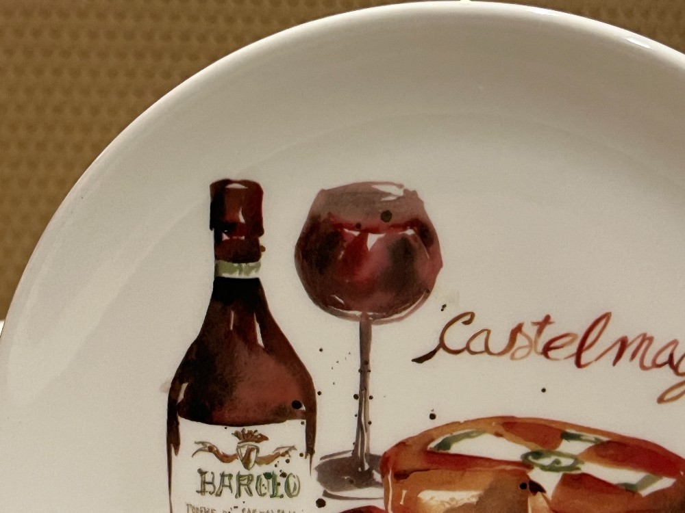 Lot of Effetti Wine and Cheese Plates