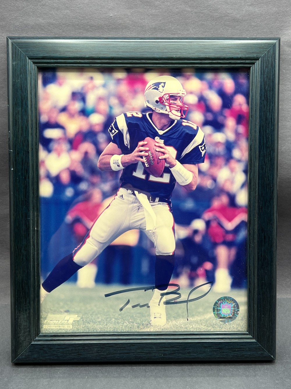 Tom Brady Autographed Photo, R&R Enterprises With COA, NFL