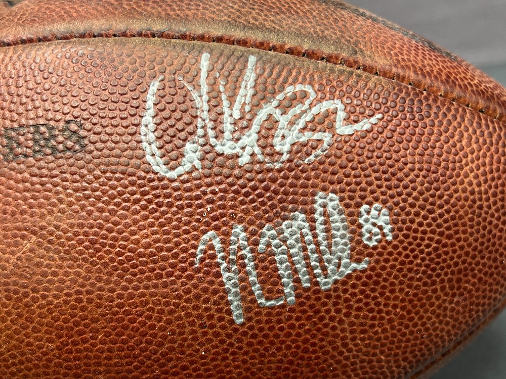 Multisigned NFL Football (Unknown Players), 