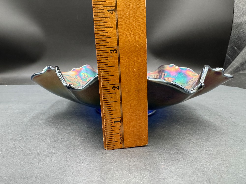 Fenton Carnival Glass Holly Bowl