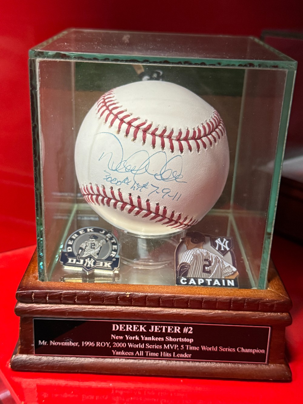 Derek Jeter Autographed Baseball 