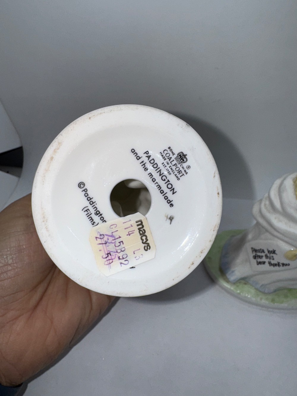 Lot of 2 Coalport Paddington Bear Figurines