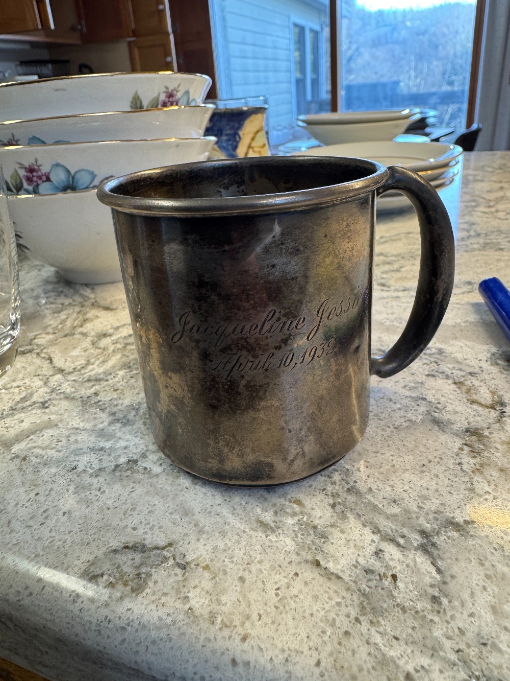 Sterling Cup with Engraved Personalization 97.97 grams