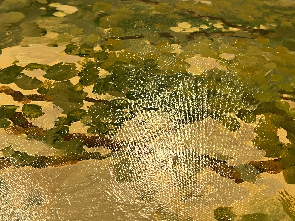 Garden Painting By Virginia Knight